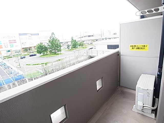 アンジュフローリア ベランダ