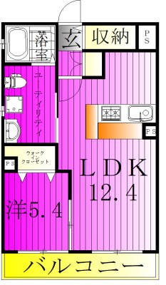 ＳＫビル七番館 201号室 間取り