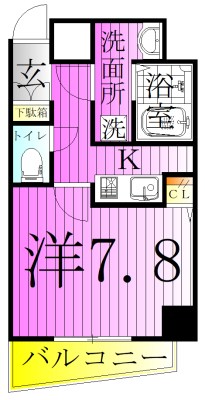 ミルーナヒルズ西新井大師ＷＥＳＴ 間取り図
