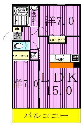 SONNETTE流山おおたかの森 305号室 間取り