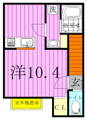 ヴィッラホーム六番館 204号室 間取り
