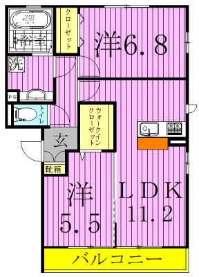 ウインド・フィル 間取り図