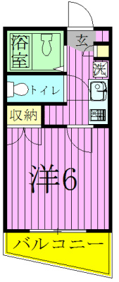 アーク松戸本町 502号室 間取り