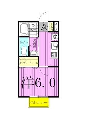 エテルノ 203号室 間取り