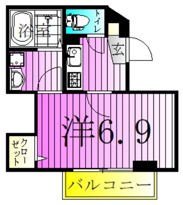 パナーノ北千住 間取り図