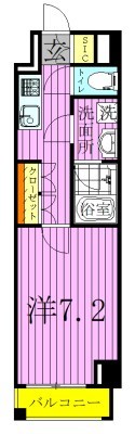 GENOVIA五反野skygarden 間取り