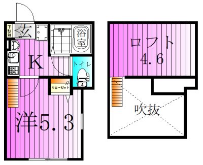 グランクオール西新井 間取り図