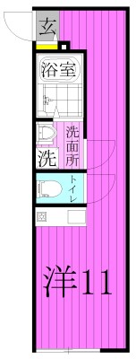 アルベルゴ北千住  間取り図