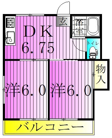 川井ハイム  間取り図