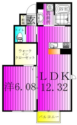 ヴィラセレビィⅡ 101号室 間取り