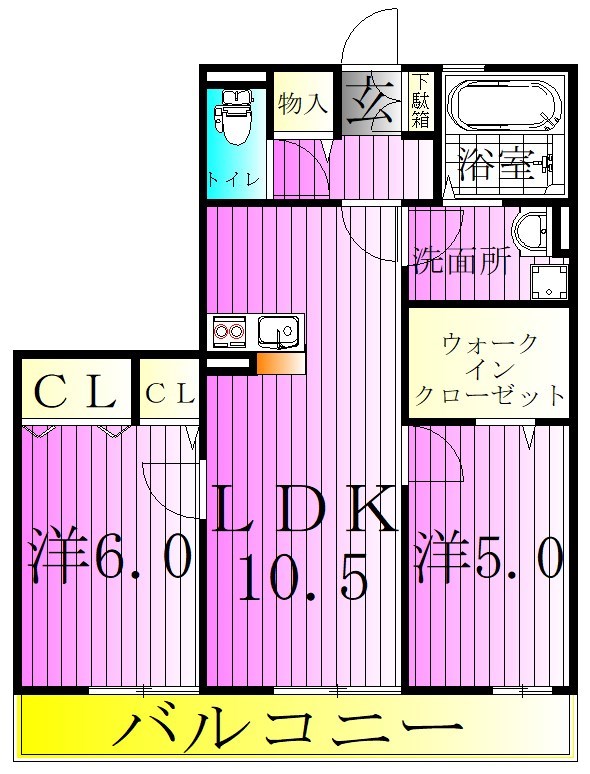 スカイパークYASHIO 間取り図