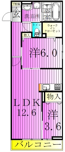 アーバンヘブン  間取り図