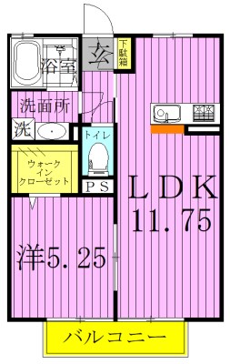 ウィルビューＣ 間取り図