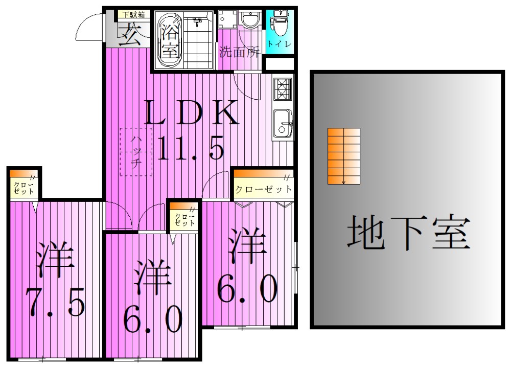 グラシア梅田  間取り図