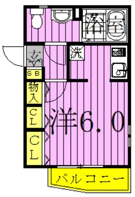 フォレスト（千住旭町） 間取り図