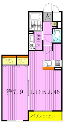 プランドール 間取り図