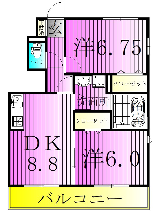 グランシャリオⅡ 間取り図