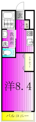 en guren ～エン　グレン～ 205号室 間取り