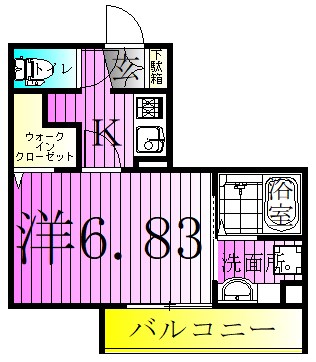 アンジュール綾瀬 間取り図