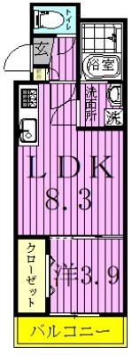 ヴィラ馬橋 間取り