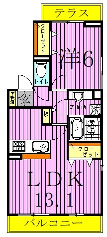 ｓｔｕｄｉｏ　819  間取り図
