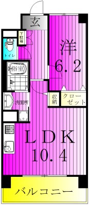 Browny Coco～ブラウニーココ～ 105号室 間取り