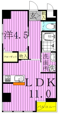 エミネンスおおたかの森 101号室 間取り