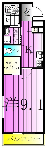 ポラリス綾瀬 間取り図