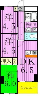 扇インペリアルコート  間取り図