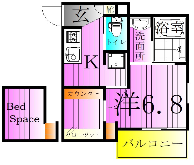 タッカホー 間取り図