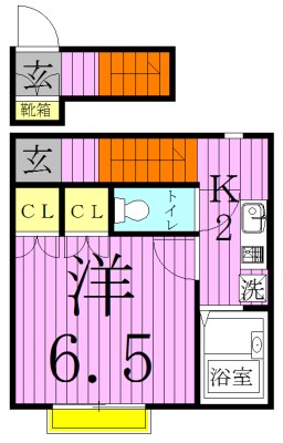 リバーサイドホシノ４ 間取り図