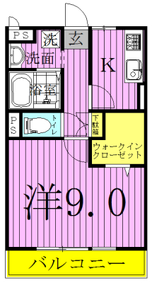 セレニティーホームズA 305号室 間取り