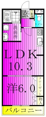 Sepia Court F~セピアコート　ファースト~ 202号室 間取り