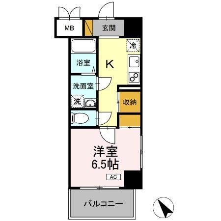 ベルフルール弐番館 309号室 間取り
