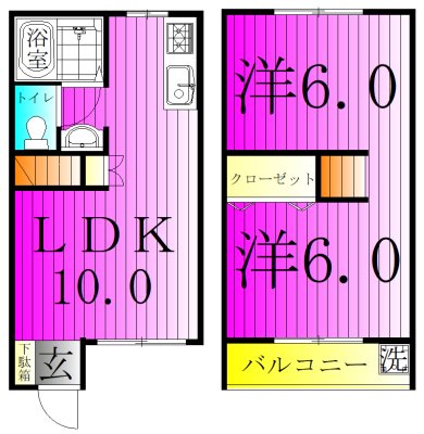 ファーストハイツＡ 間取り図