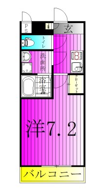 ｂｅｌｌｅ　ｖｉｌｌｅ 302号室 間取り