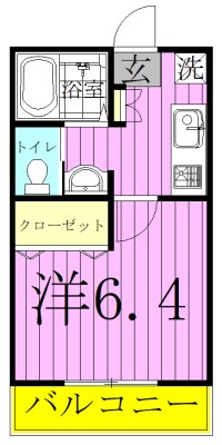 ＴＫ馬橋コーポ 102号室 間取り
