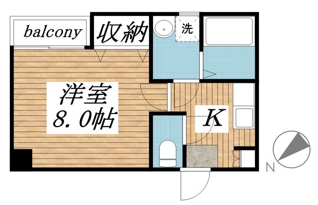 ヴィーブリアン松戸Ａ 102号室 間取り
