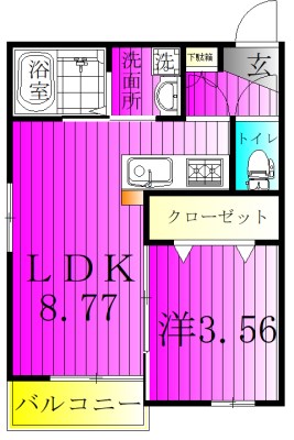 YR新松戸 203号室 間取り