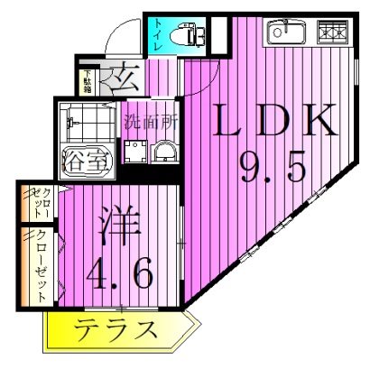 ピオニー綾瀬 間取り図