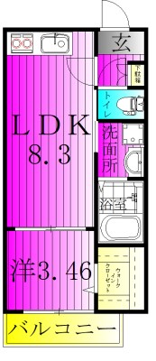 シエルドール南柏 間取り図
