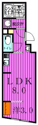 モント竹ノ塚 間取り図