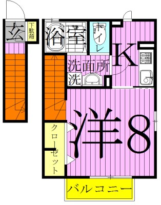 ＨＡＢＩＴＡＴＩＯＮ  間取り図