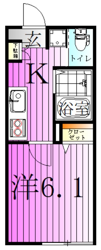 レガシア西新井本町 間取り図