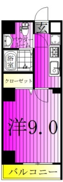 Sky Matsudo 302号室 間取り