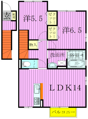 MODAN COURT和 間取り図