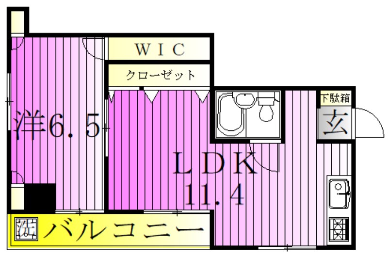 ピカイヤ千住桜木 間取り図