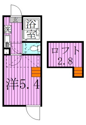 マーレ梅島 間取り図