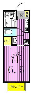 エムズ江北 間取り図