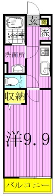 リブリ・柏泉町 101号室 間取り